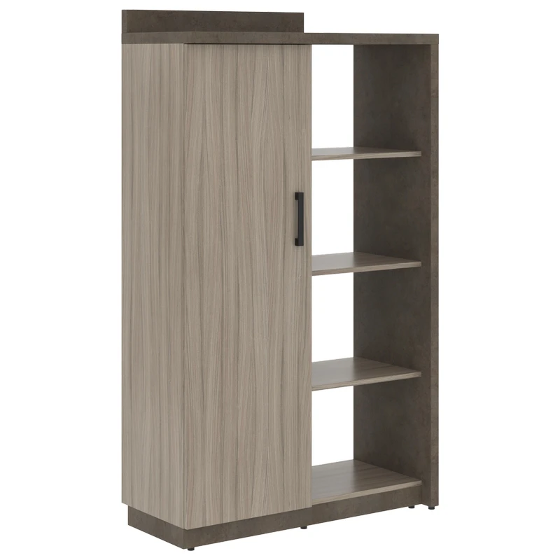 Шкаф высокий для документов/одежды левый Wood&Stone СФ-534171