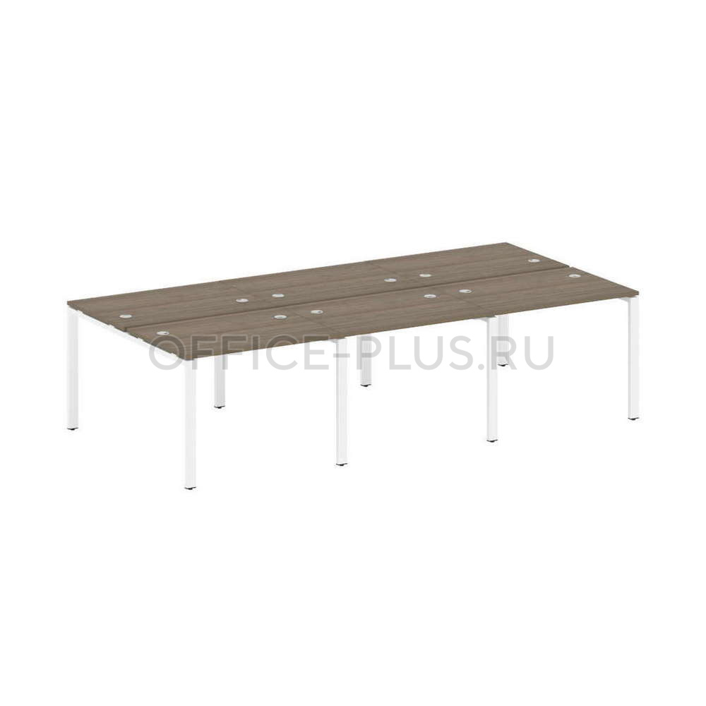 Рабочая станция 6 мест Metal System Style на металлокаркасе БП.СМ-6.1