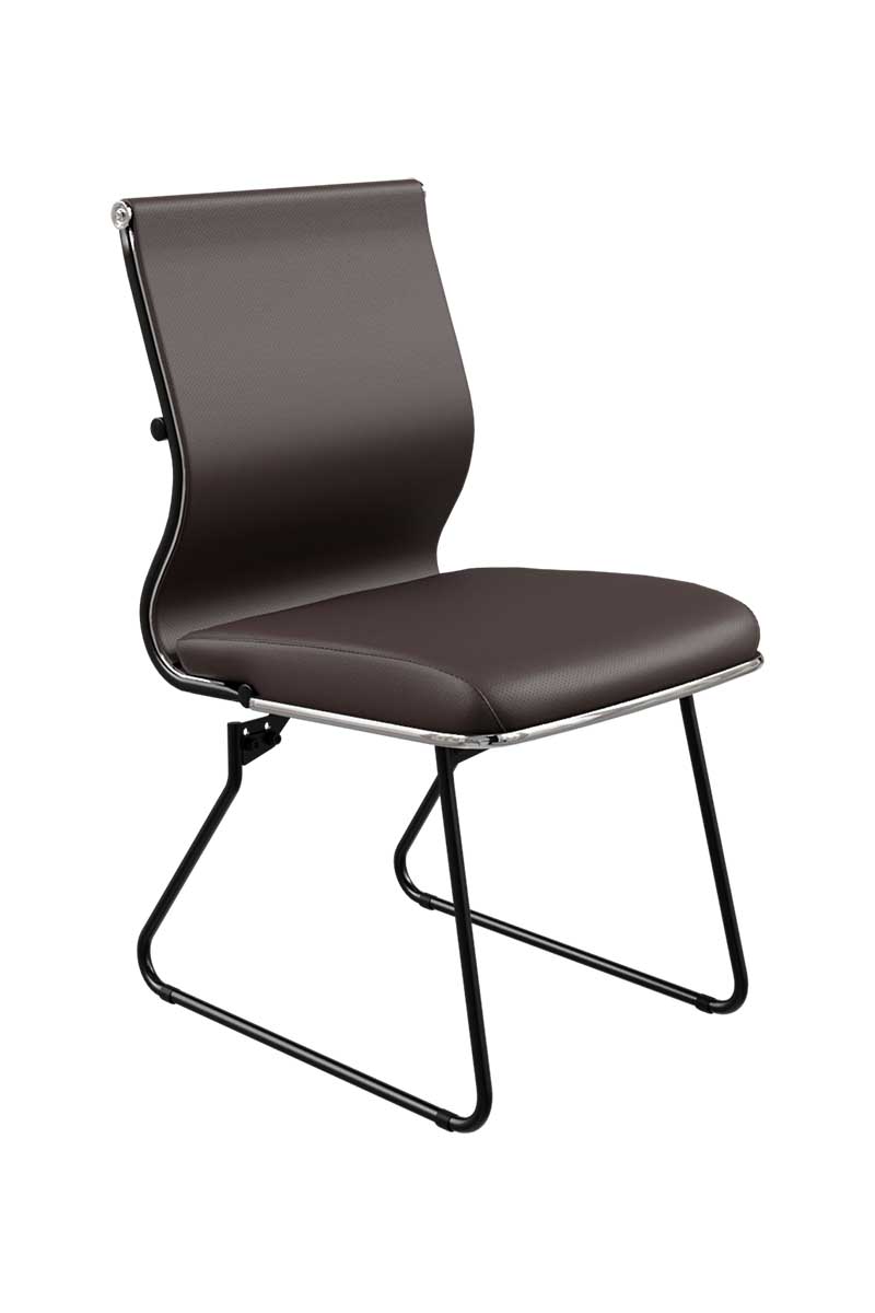 Кресло METTA ErgoLife S 10 M4-152 - ЭкоКожа(Экстра) на полозьях черный металл