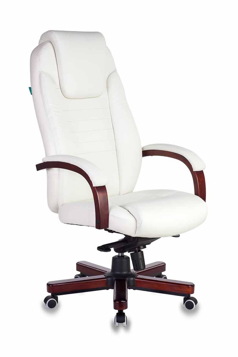 Кресло руководителя Бюрократ T-9923WALNUT кожа