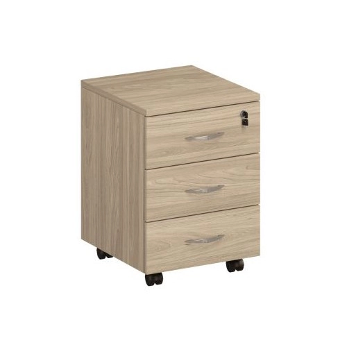 Тумба подкатная 3 ящика Формула ФР 212 центральный замок