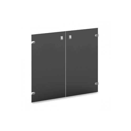 Дверь для шкафа стеклянная Vasanta (тонированная) V-012