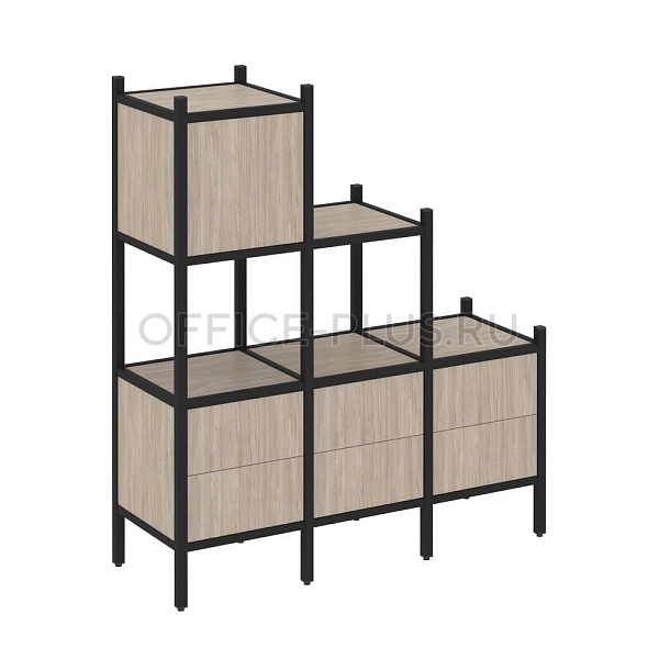 Офисная мебель Loft, комплект стеллажа наборного VR.L-12