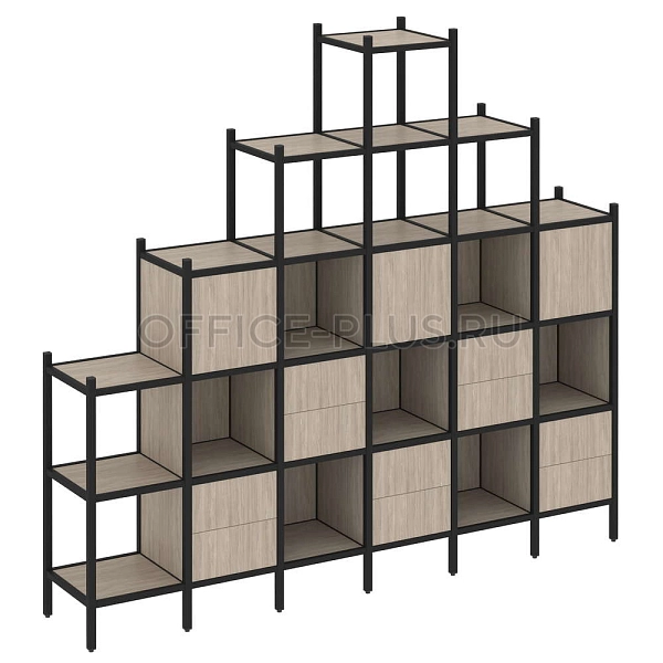 Офисная мебель Loft, комплект стеллажа наборного VR.L-24