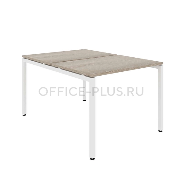 Рабочая станция 2 места Steel на металлокаркасе 11100x2+11102