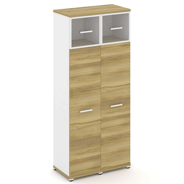 Шкаф высокий две узкие секции, 5 ниш. Concept CN.STU-527 RP B/W