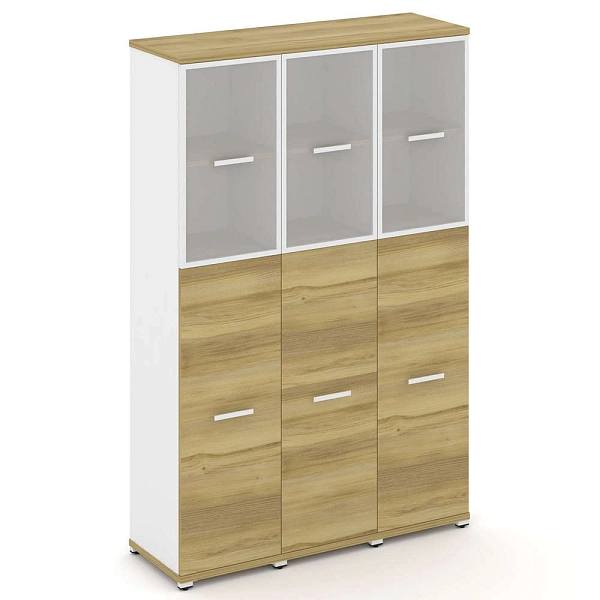 Шкаф высокий три узкие секции, 5 ниш. Concept CN.STU-535 RM B/W