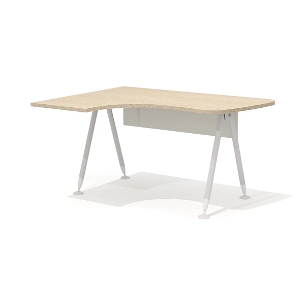 Стол эргономичный на металлокаркасе левый Гамма GM-103L + G-85 