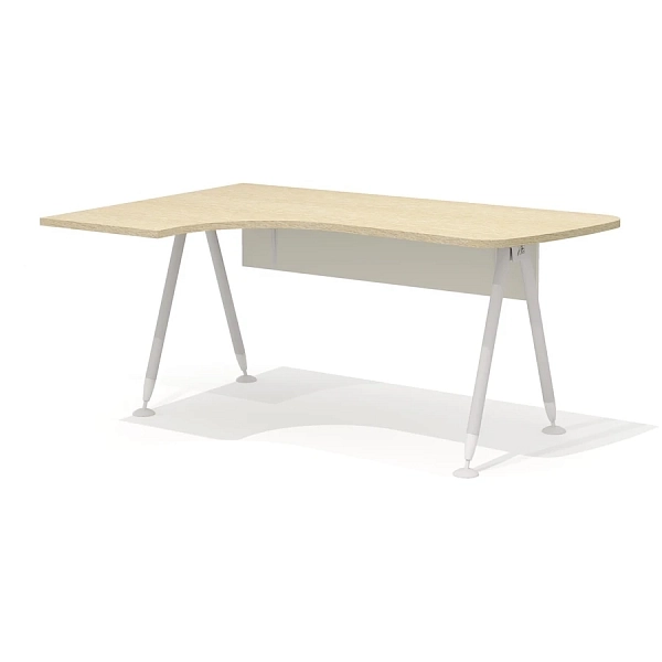 Стол эргономичный на металлокаркасе левый Гамма GM-104L + G-86