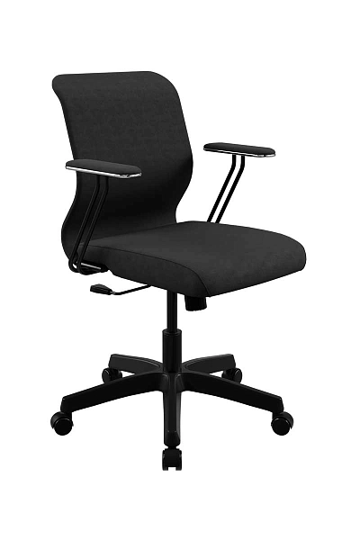 Кресло METTA ErgoLife S 8 Mr4-4T - Велюр(Вавальди) черный пластик